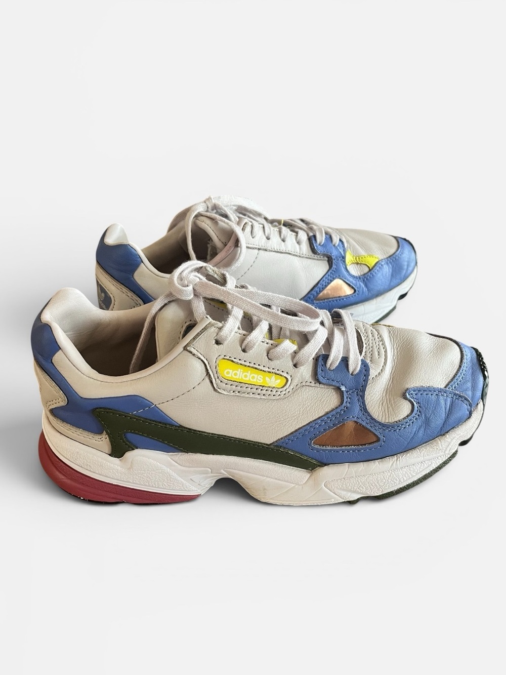 Adidas Originals Falcon Leather Chunky Dad Sneakers Size 7   F97446
